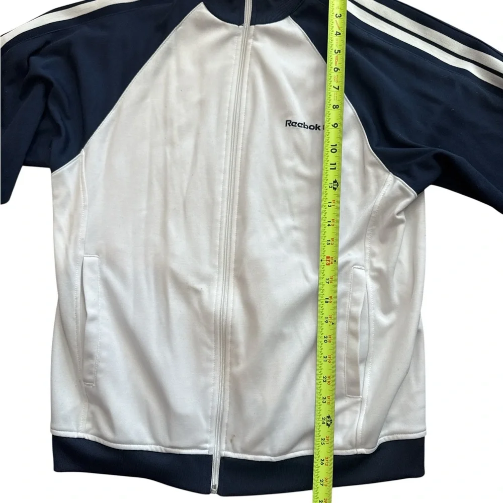 Vintage Reebok Track Style Jacket Men’s Size Medium RUN DMC Style‎ Multicolored - Picture 5 of 9